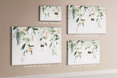 Cork display board Leaves nature plants