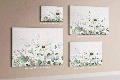 Cork memo board Plants leaves