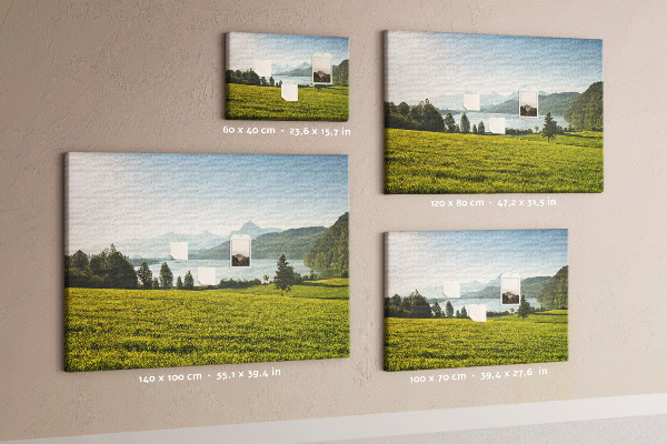 Cork memo board Mountains field