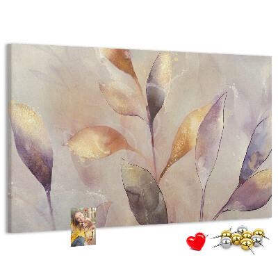 Cork board Watercolor plants