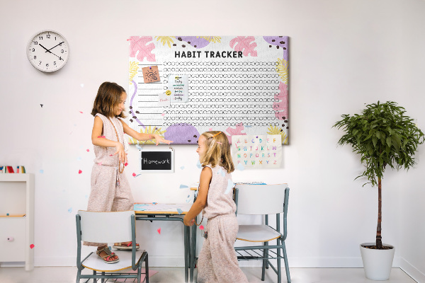 Cork display board Habit tracker