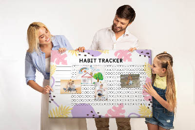 Cork display board Habit tracker