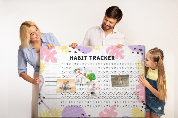 Cork display board Habit tracker