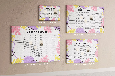 Cork display board Habit tracker