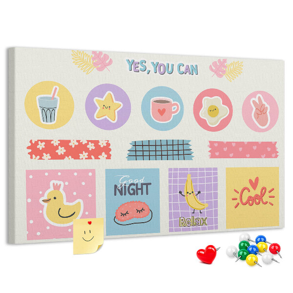 Cork board School planner