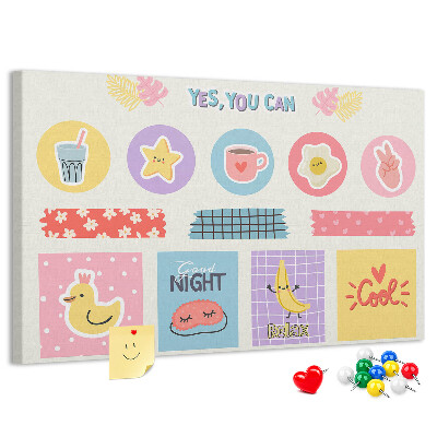 Cork board School planner