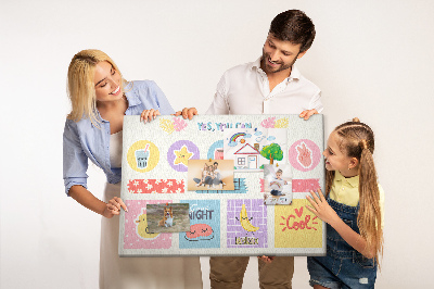Cork board School planner