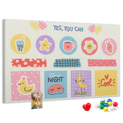 Cork board School planner