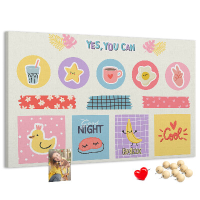 Cork board School planner