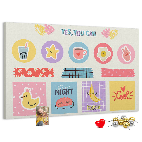 Cork board School planner