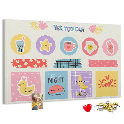 Cork board School planner