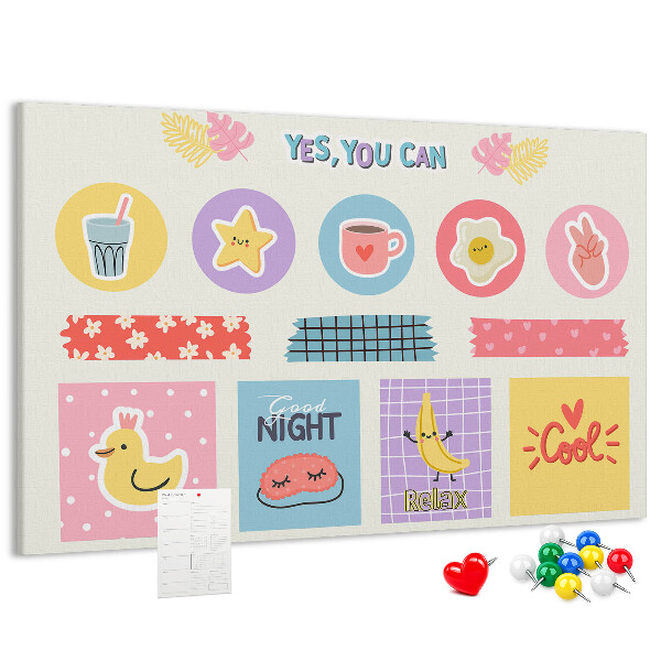 Cork board School planner