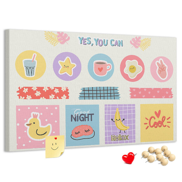 Cork board School planner