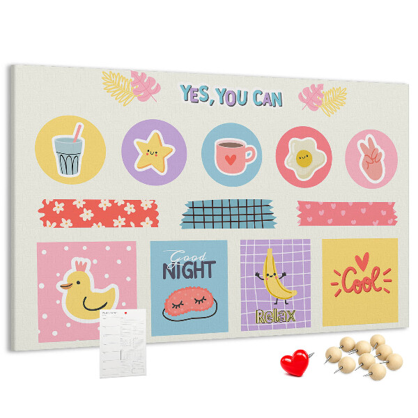 Cork board School planner
