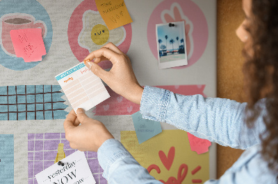Cork board School planner