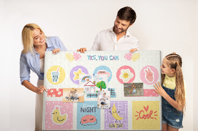 Cork board School planner