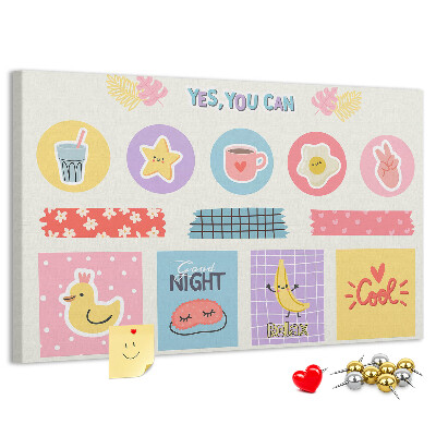 Cork board School planner