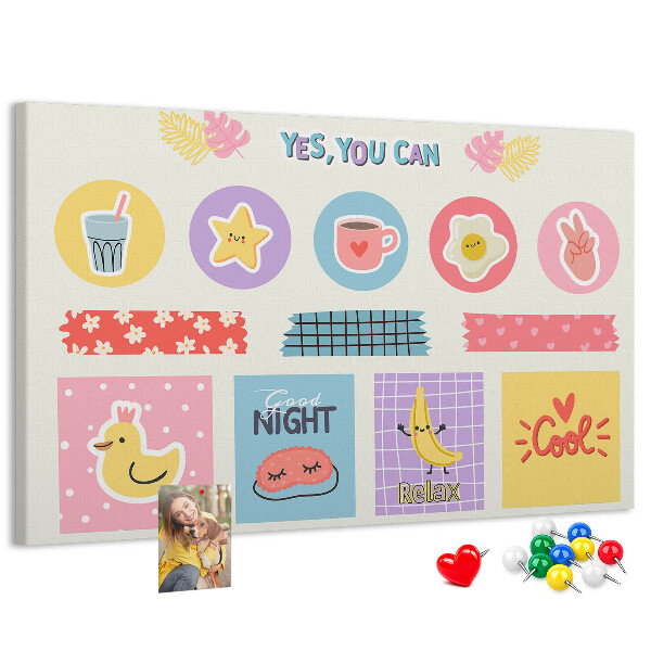Cork board School planner