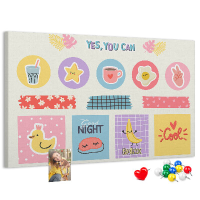 Cork board School planner