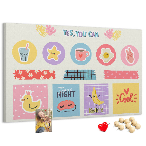 Cork board School planner