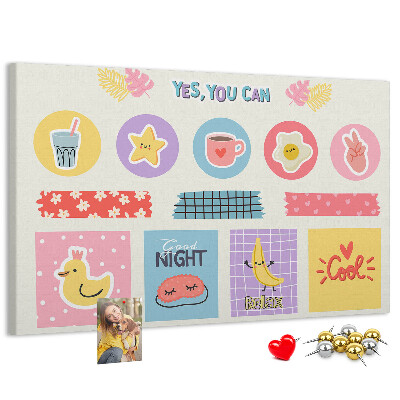 Cork board School planner