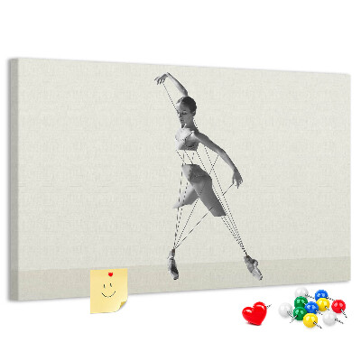 Cork display board Ballerina