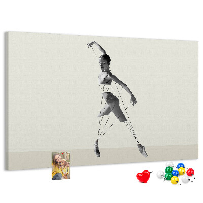 Cork display board Ballerina