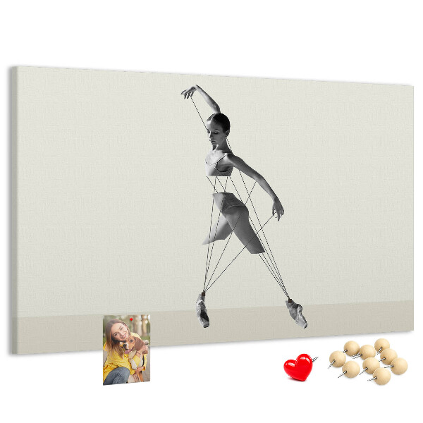 Cork display board Ballerina