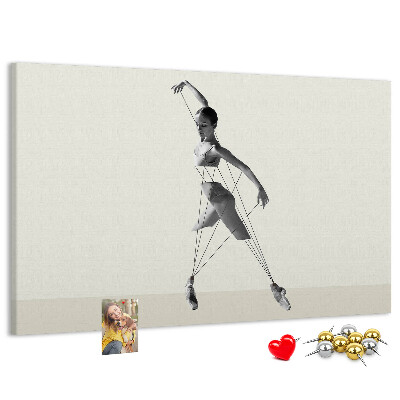 Cork display board Ballerina