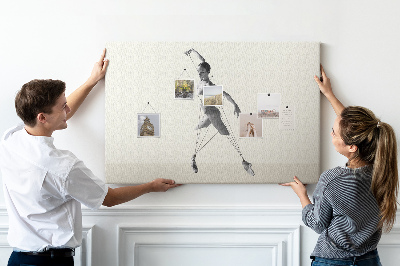 Cork display board Ballerina