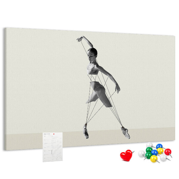 Cork display board Ballerina