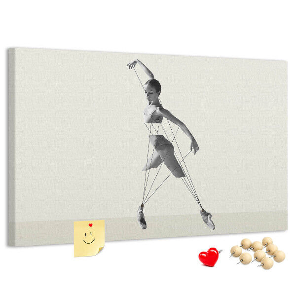 Cork display board Ballerina
