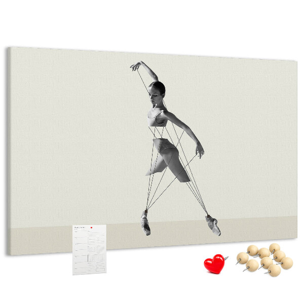 Cork display board Ballerina