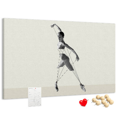 Cork display board Ballerina
