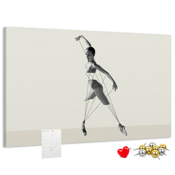 Cork display board Ballerina