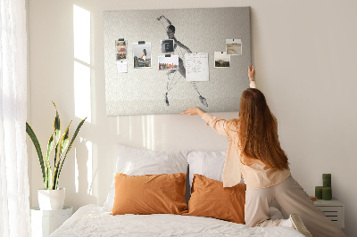 Cork display board Ballerina