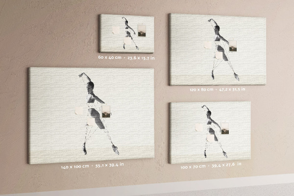 Cork display board Ballerina