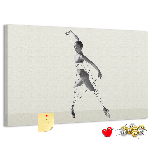 Cork display board Ballerina