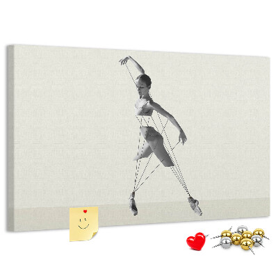 Cork display board Ballerina