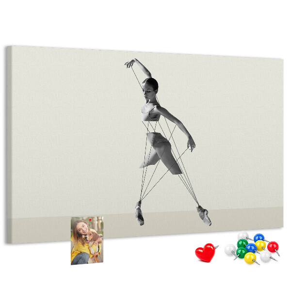 Cork display board Ballerina