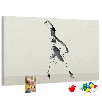 Cork display board Ballerina
