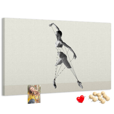 Cork display board Ballerina