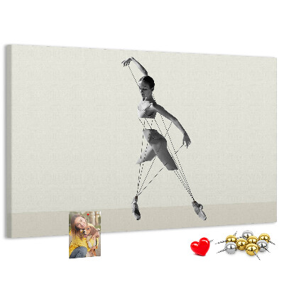 Cork display board Ballerina