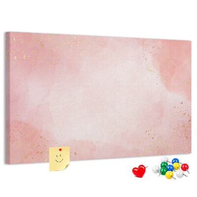 Cork board Pink marble