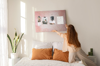 Cork board Pink marble
