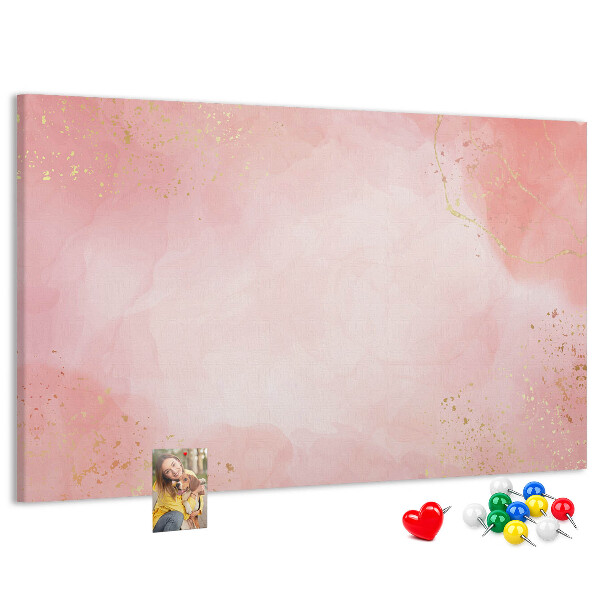 Cork board Pink marble
