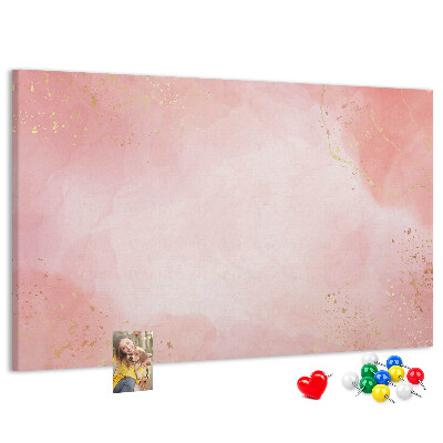 Cork board Pink marble