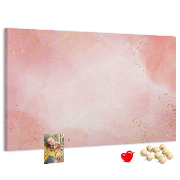 Cork board Pink marble