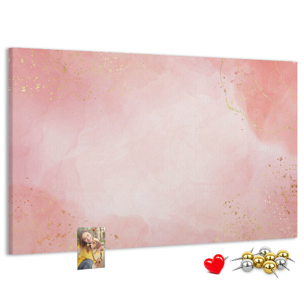 Cork board Pink marble