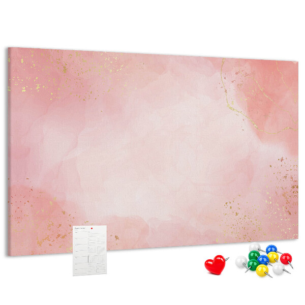 Cork board Pink marble
